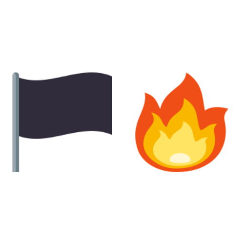 🏴🔥 Emoji Domain EmojiOne rendering